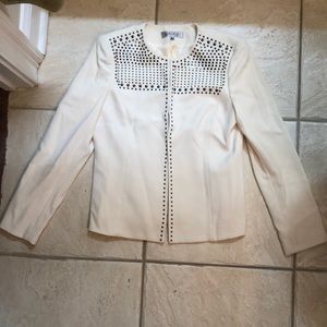 NEW KASPER cream blazer jacket!!!!